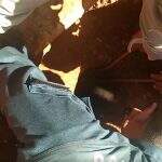 Policiais e Corpo de Bombeiros salvam bebê que caiu em buraco