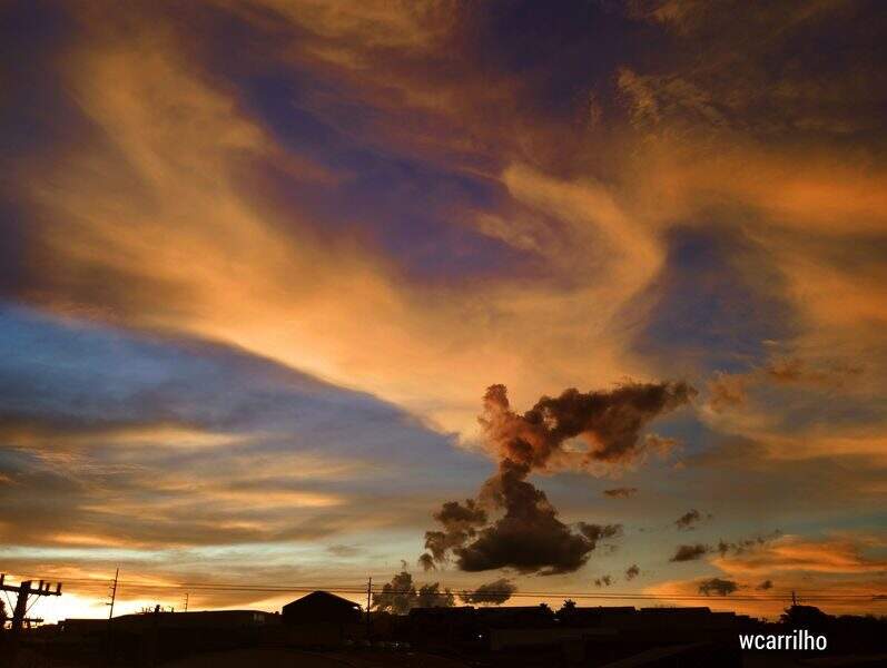 Mais uma foto do céu de Campo Grande - (Imagem: Wilmar Carrilho)