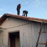 Durante operação da PF traficante é preso em cima do telhado após tentar fugir