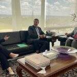 Em reunião com Simone Tebet, governador convida Alckmin e Lula para visita ao MS