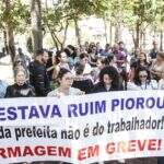 Em greve, enfermeiros prometem acampamento em frente à Prefeitura de Campo Grande