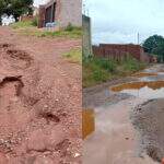 VÍDEO: Com poças e crateras, ruas ficam intransitáveis após chuvas em Campo Grande