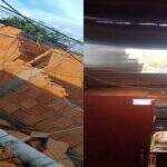 VÍDEO: Temporal com granizo derruba postes e destelha casas em Campo Grande
