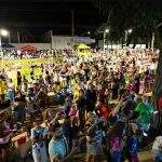 Esquenta do Coxim Folia, Grito de Carnaval reúne foliões na praça Zacarias Mourão