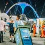 Reciclagem no Carnaval da Sapucaí 2023 entra para livro dos recordes