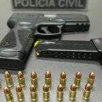 Após ameaçar esposa homem é preso e tem arma de fogo apreendida