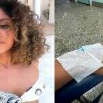 Atriz de ‘Terra e Paixão’, Bárbara Reis corre para hospital após comer pizza de mercado