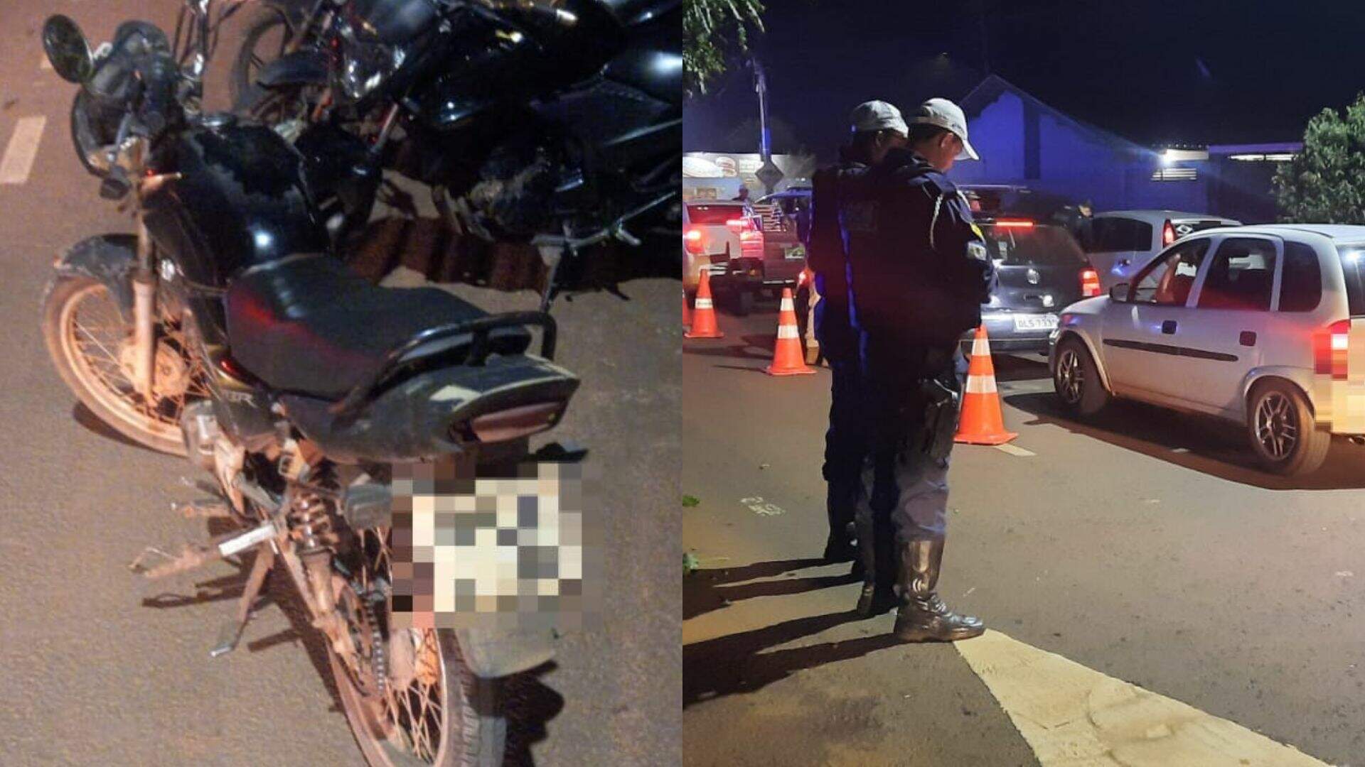 Motocicleta com R$ 54 mil em multas é apreendida durante blitz em Campo Grande