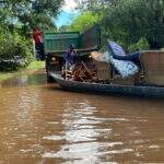 Com chuvas intensas, rio Miranda se aproxima da cota de emergência, alerta Imasul