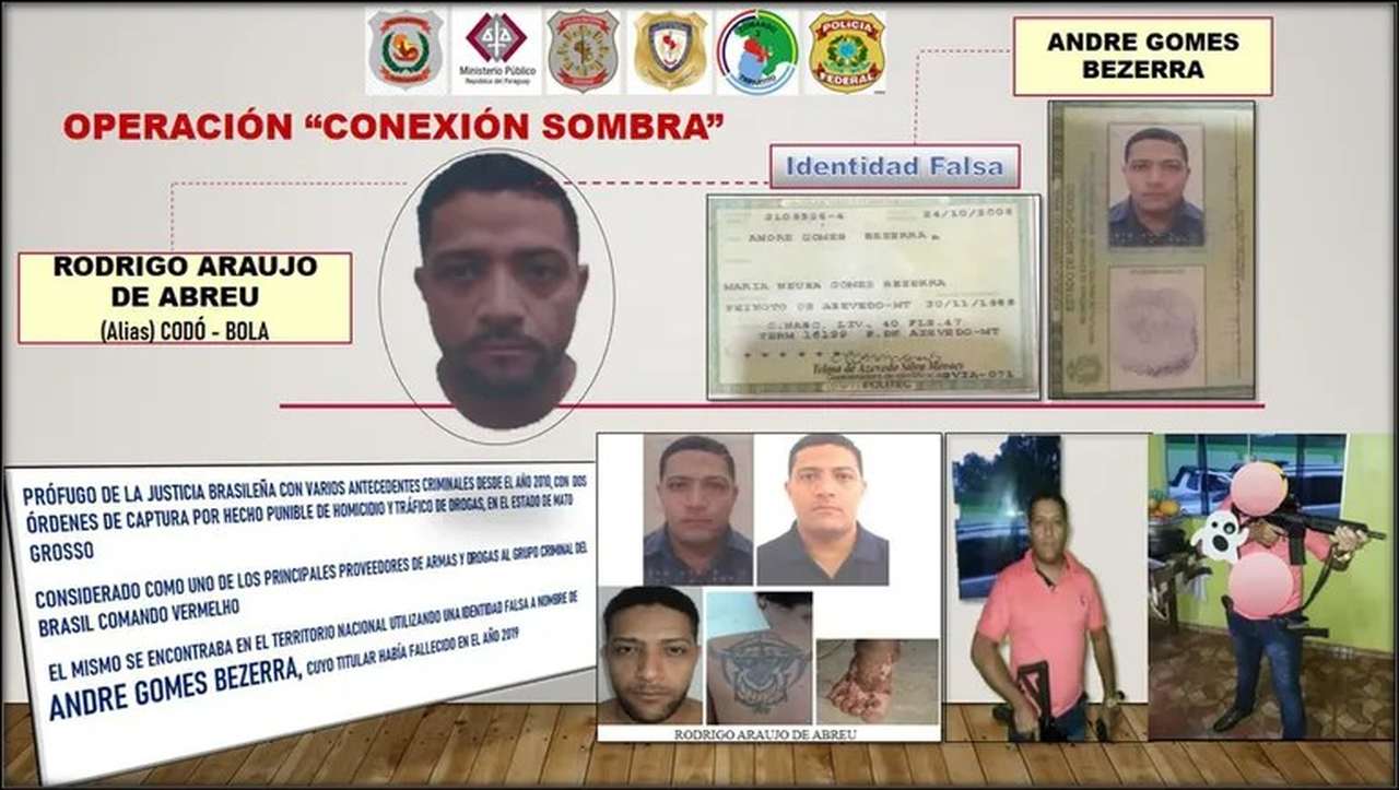 Fornecedor de armas do Comando Vermelho usava nome falso e era procurado no Brasil