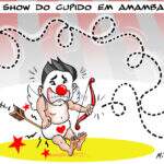 ‘(Des)respeitável público!’ Cupido de cueca causa polêmica em Amambai.