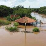 Chuva leva tudo e Ilha do Sol fica totalmente submersa em Mato Grosso do Sul