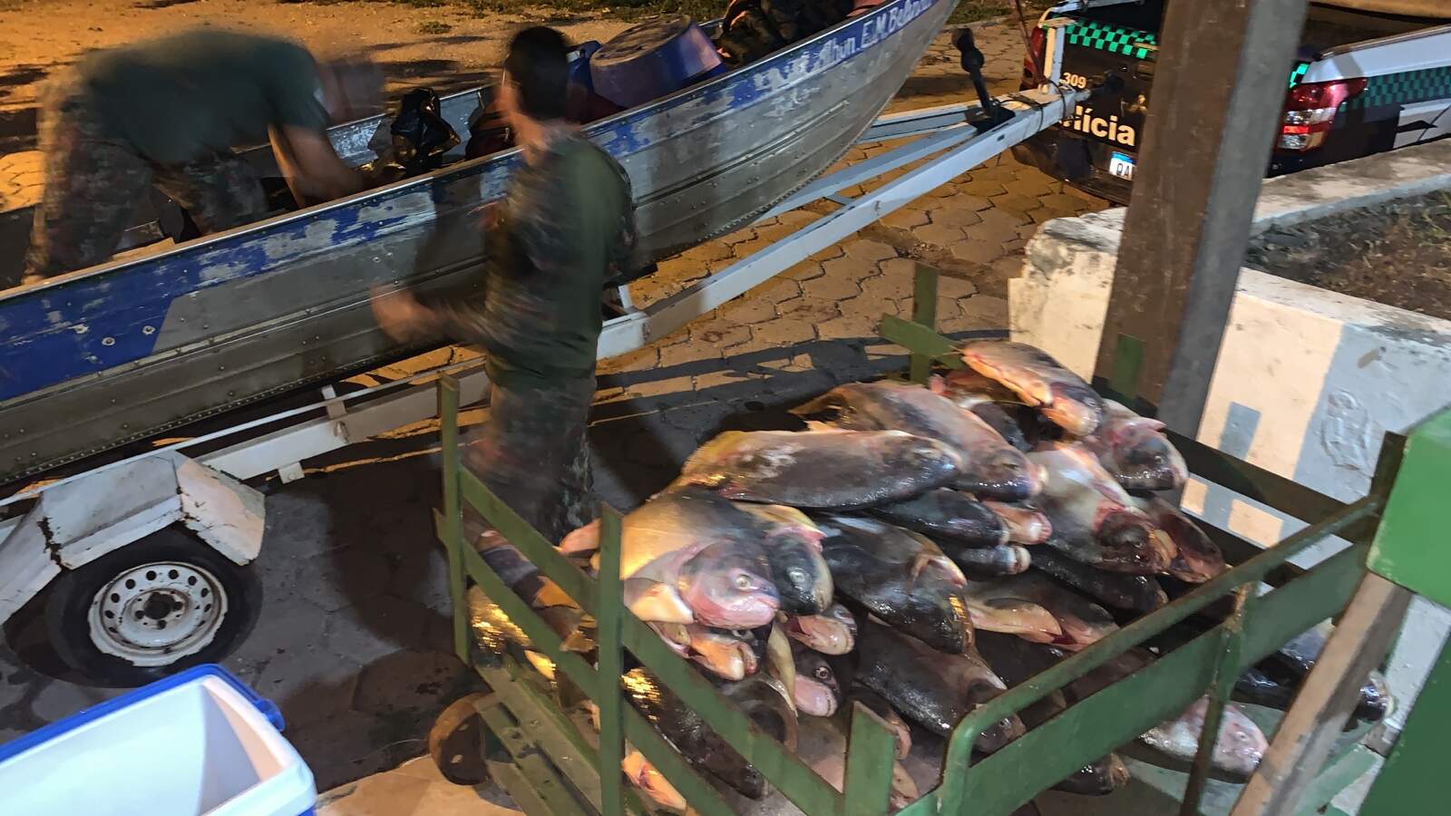 Polícia autua 33 pessoas e apreende 511 kg de pescado na Operação Piracema