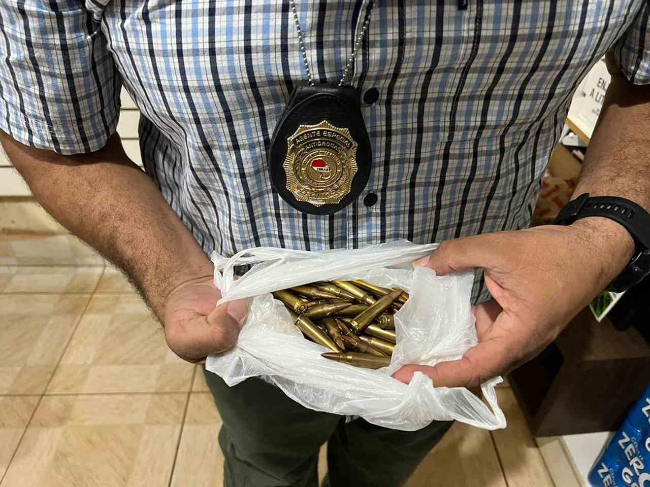 Traficante é preso em Pedro Juan Caballero com armas, drogas e munições para fuzil