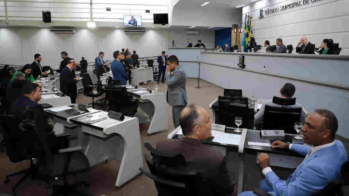 Vereadores mantêm veto sobre emendas ao orçamento de Campo Grande durante sessão