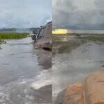VÍDEO: Expedições no Pantanal registram imagens de estradas cobertas por água da chuva