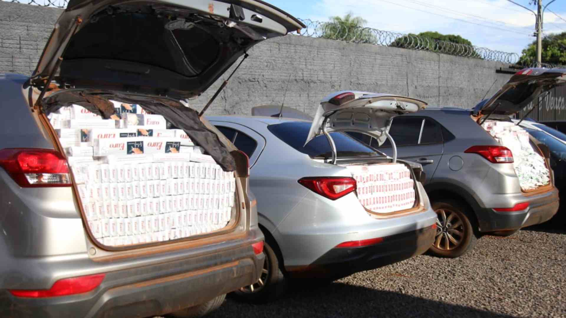 Quadrilha usava carros de alto padrão para levar R$ 2 milhões em contrabando por semana em MS