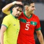 Brasil sofre com desentrosamento e perde para Marrocos no 1º jogo após a Copa do Mundo