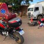 Motociclista roubada faz vaquinha para prejuízo de moto por causa de acidente após assalto