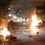 VÍDEO: motocicletas explodem em acidente embaixo de viaduto na Ceará