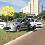 Perseguição da PM a veículo termina com tiros e acidente na avenida Afonso Pena