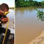 Corpo de Bombeiros faz buscas por adolescente de 14 anos que desapareceu em rio