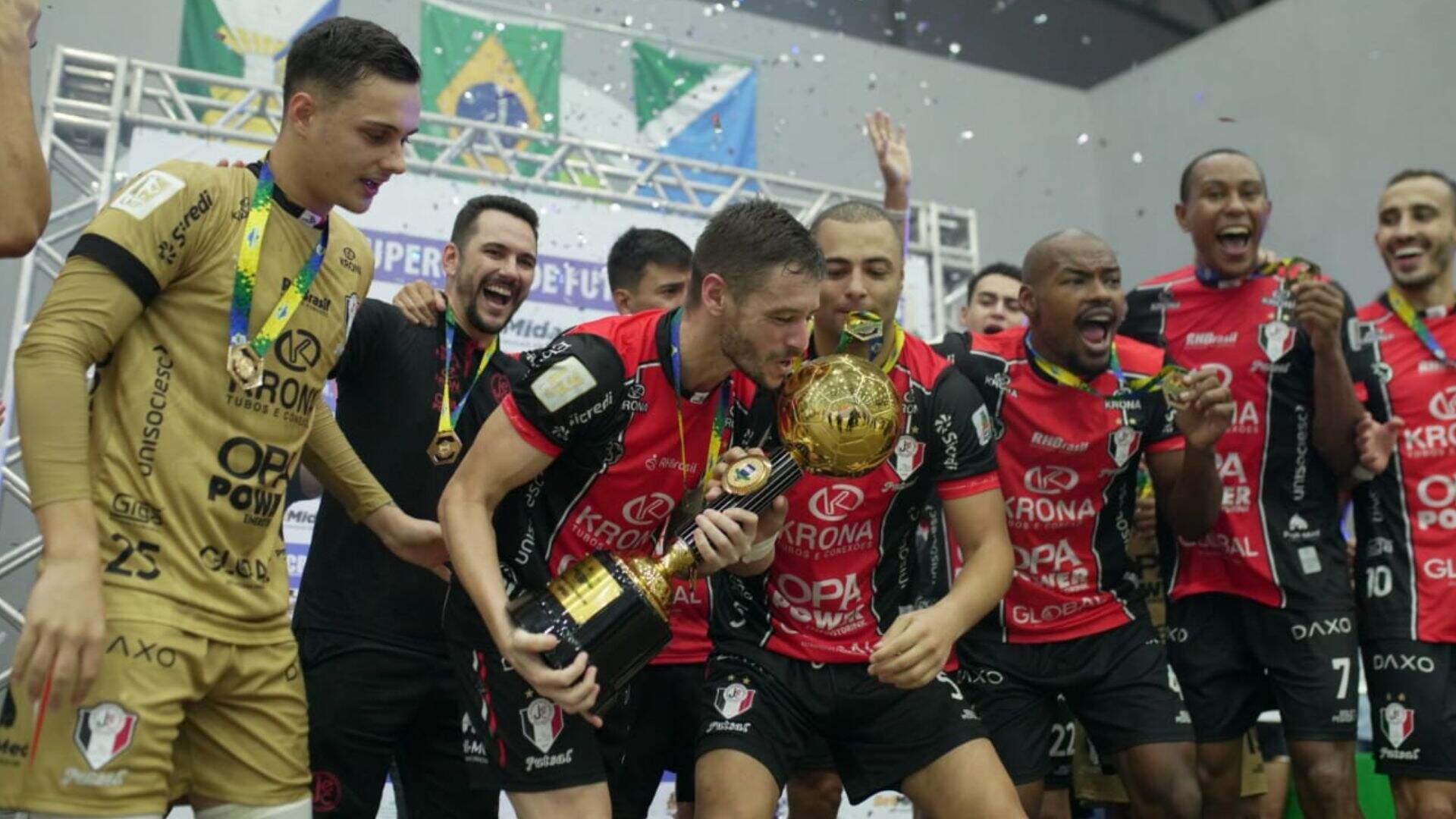 Joinville conquista a Supercopa Masculina de Futsal em Maracaju e se garante na Libertadores