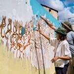 Confira como está ficando o mural do projeto Kéxunakoa, no Memorial da Cultura Indígena 