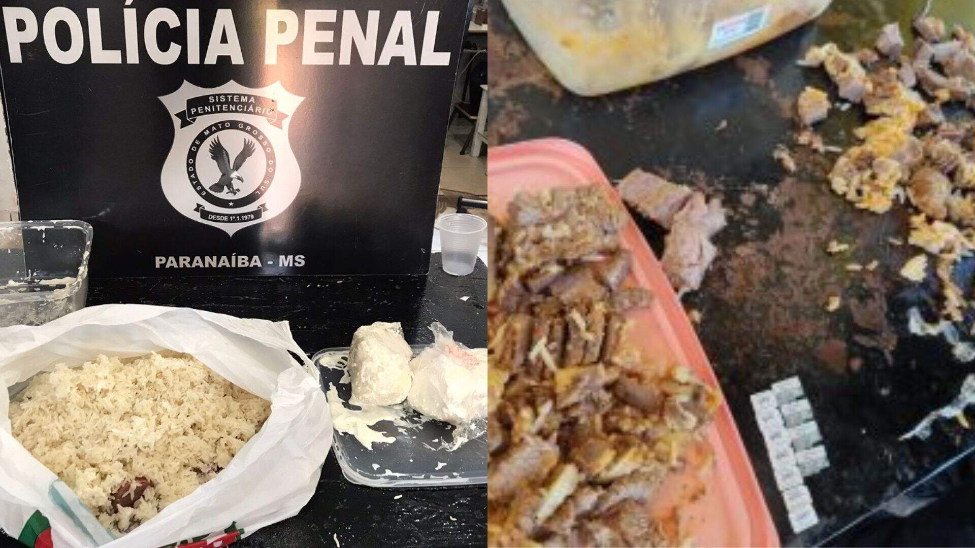 Cocaína no arroz e chip na carne: Mulheres são presas ao levar objetos para maridos em presídios