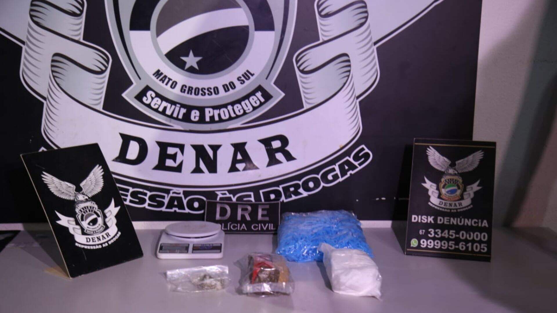 Prisão no MT revelou rede de tráfico de drogas e operação cumpriu seis mandados em Campo Grande