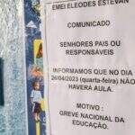 Professores param em greve nacional e alunos da Reme ficam sem aula nesta quarta-feira