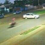 VÍDEO: motorista foge sem prestar socorro após acidente com moto na Guaicurus