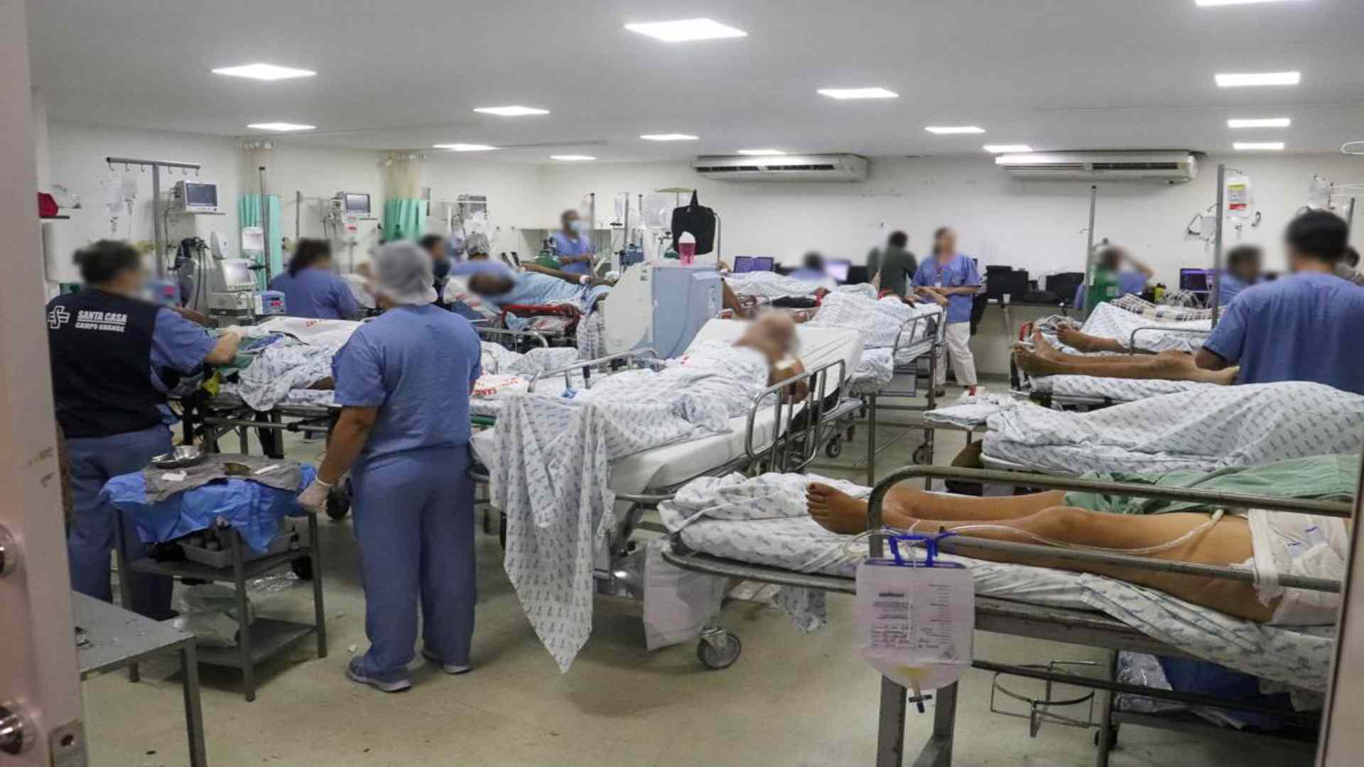 Com surto de doenças e Santa Casa superlotada, MS cria centro de operações emergenciais