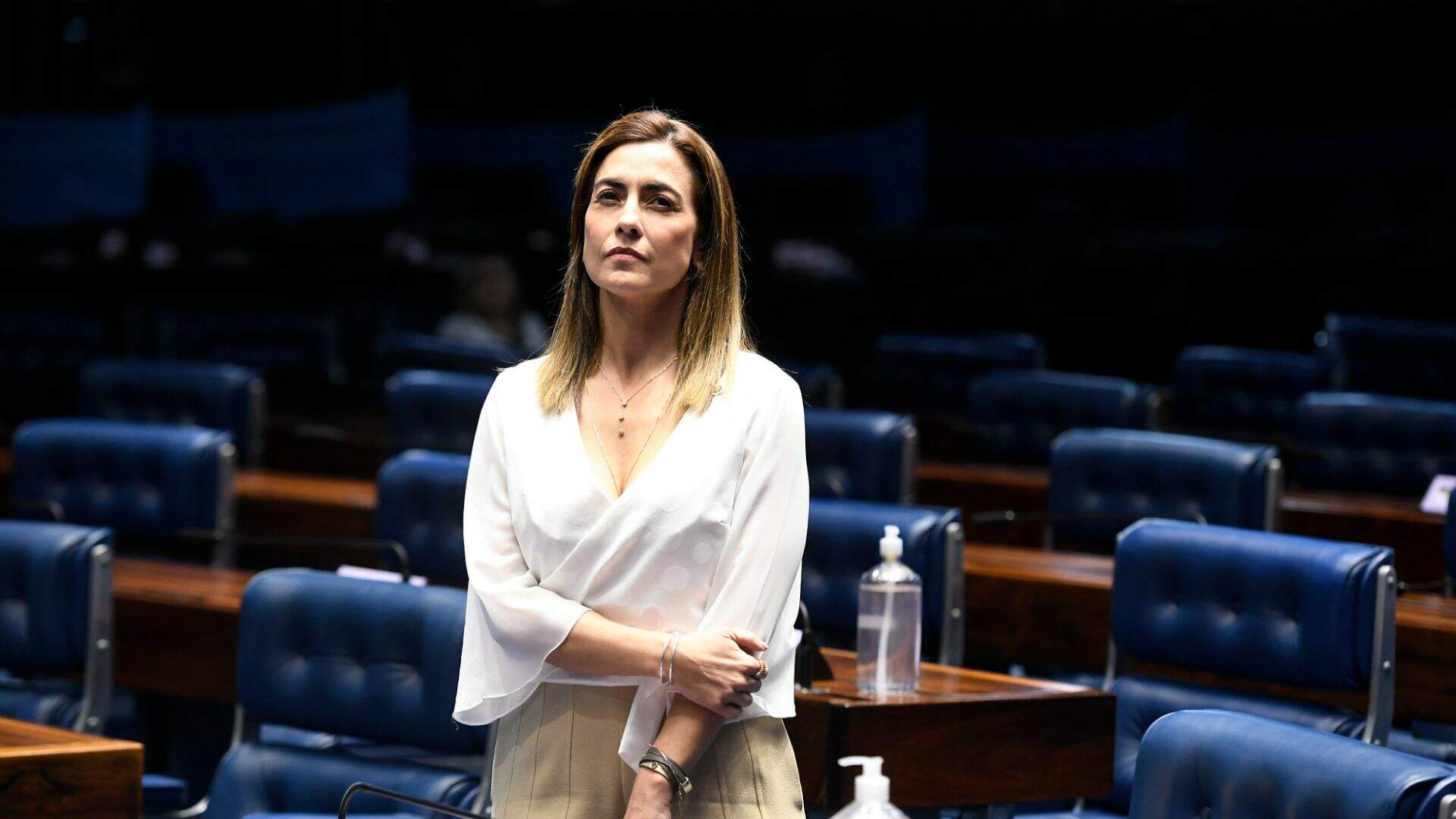Retornando ao Senado, Soraya não se manifesta sobre operação da PF contra Bolsonaro