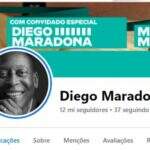 Hacker invade rede social oficial de Maradona e coloca foto de Pelé no perfil