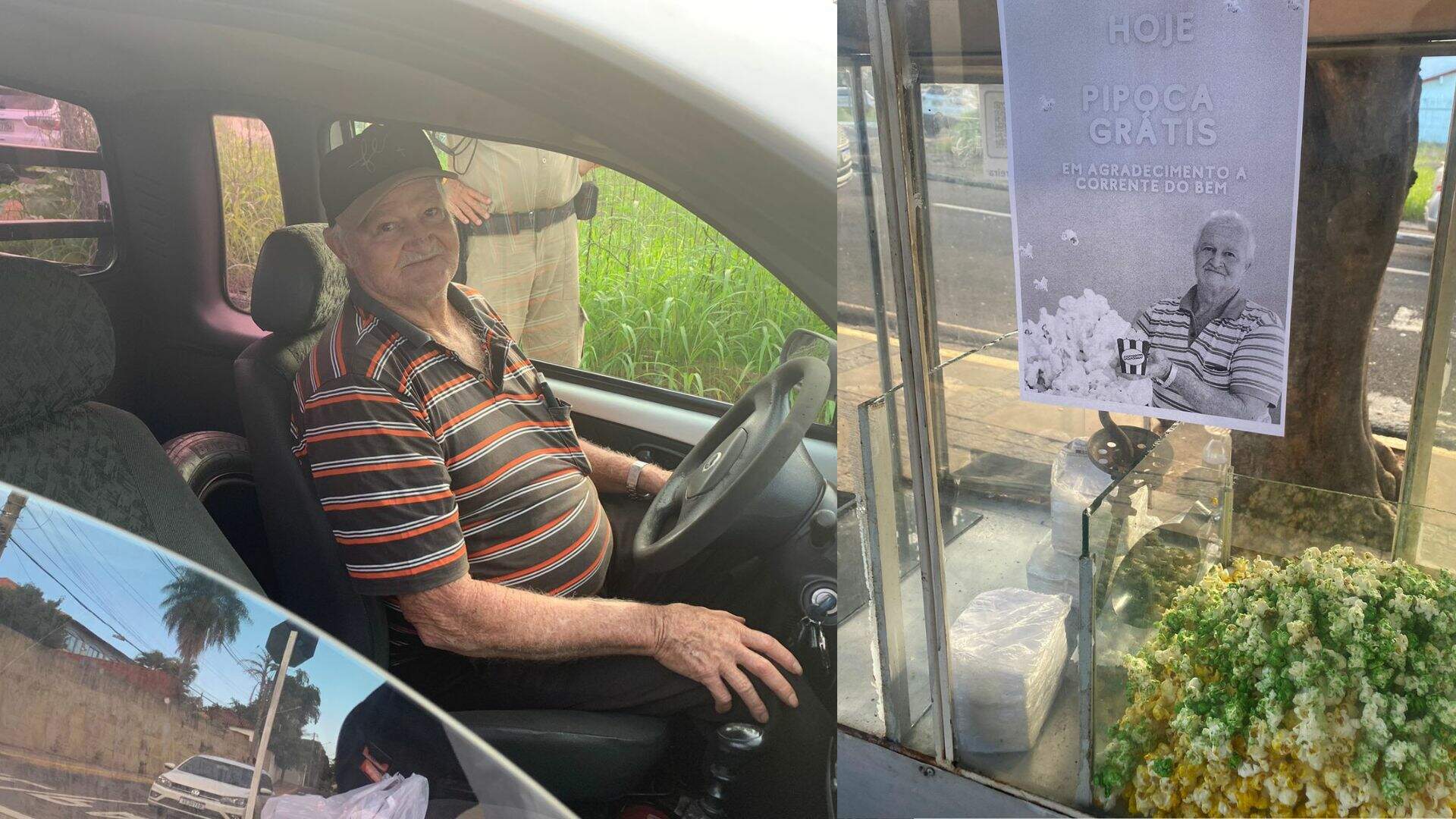 Pipoqueiro tem carro furtado e alunos de escola doam R$ 18 mil para compra de um novo: ‘Feliz’