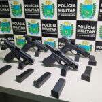 Cariocas são presos em Dourados com 4 pistolas e 10 carregadores contrabandeados do Paraguai