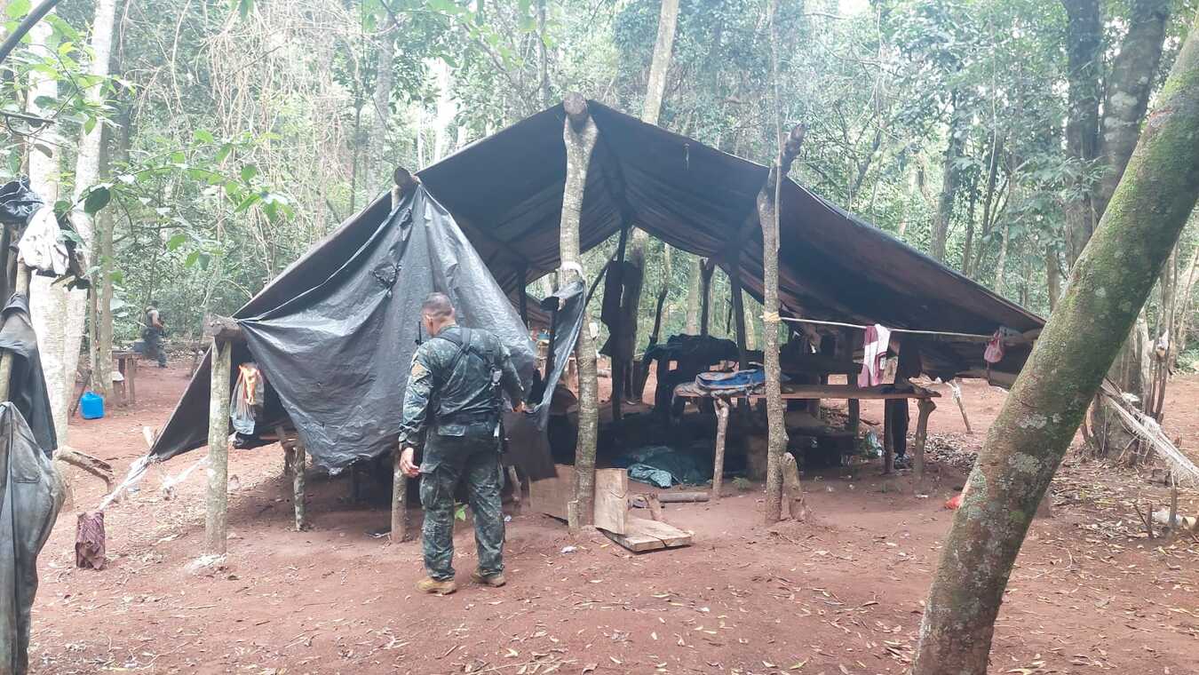 Polícia paraguaia desmonta produção de maconha na fronteira com Bela Vista