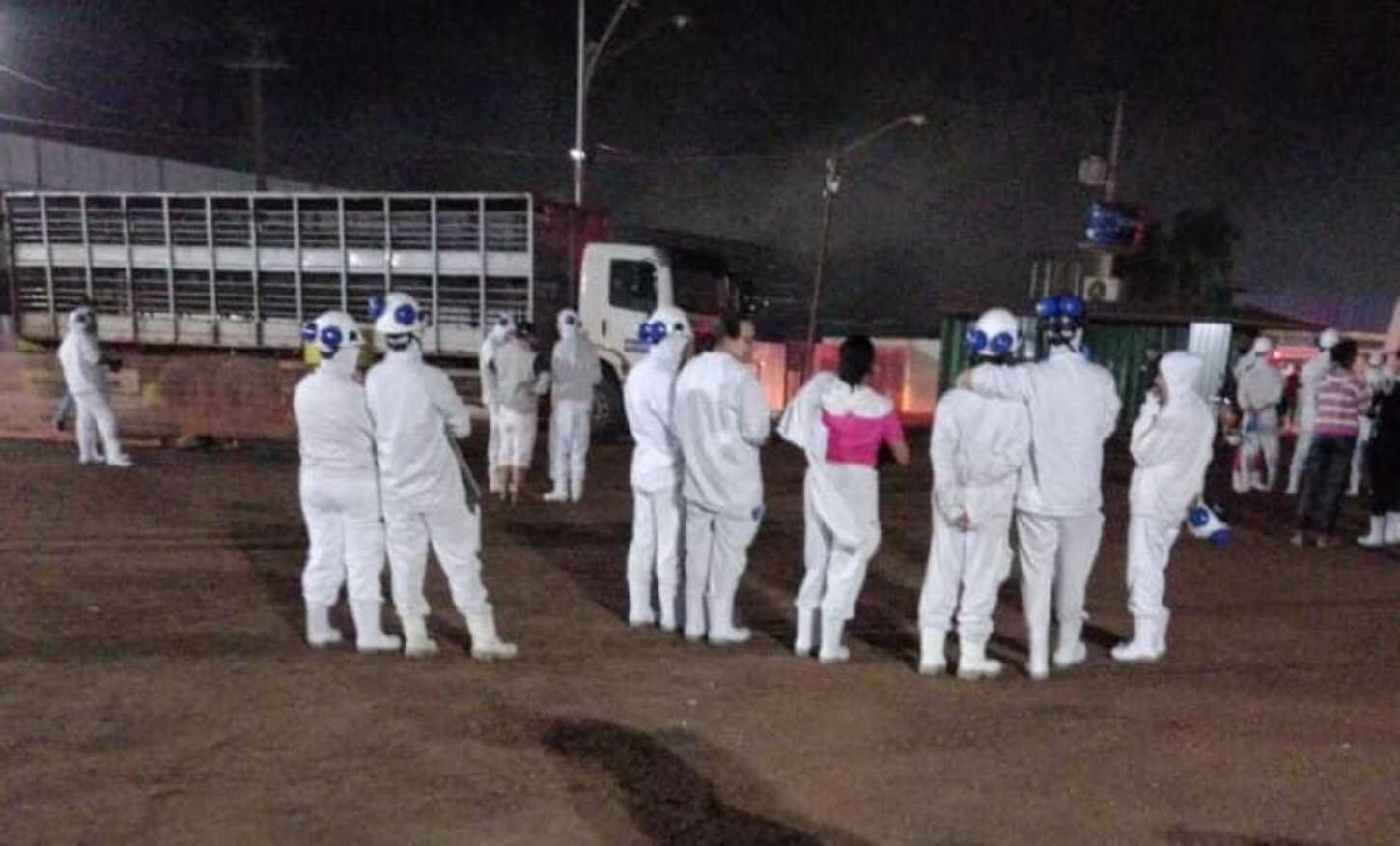 Novo vazamento de amônia em frigorífico de Dourados deixa 15 trabalhadores feridos
