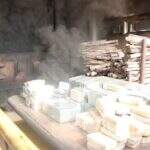 Polícia realiza incineração de mais de 700kg de cocaína apreendida em Paranaíba