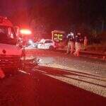 Motorista morre em acidente entre carro e ambulância do Samu na BR-262, em Campo Grande