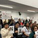 Indígenas de Mato Grosso do Sul protestam na Assembleia contra votação do marco temporal