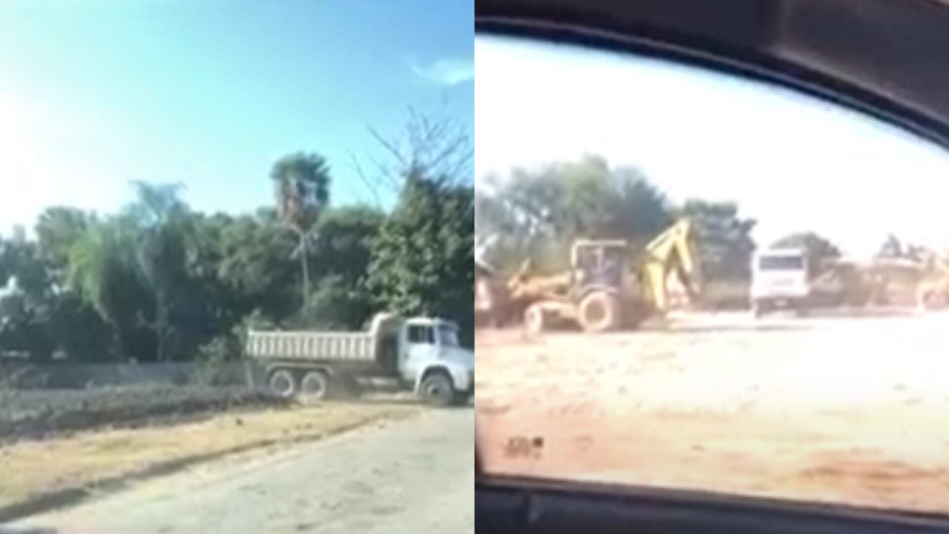 Prefeito de Porto Murtinho é denunciado por suposto uso de caminhões de obra pública em fazenda