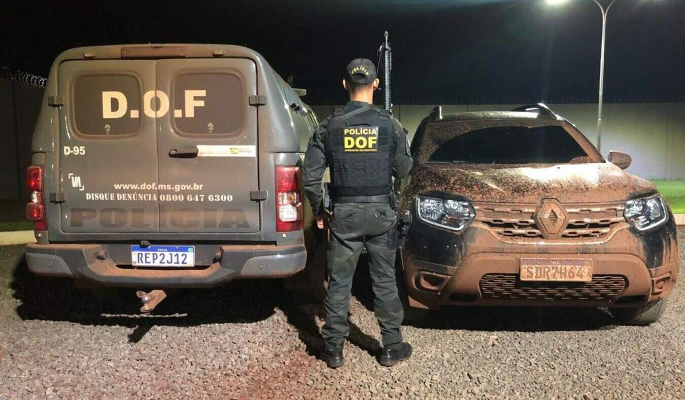 Com carro roubado no Rio de Janeiro, paraguaio é preso na Linha Internacional de Aral Moreira