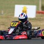 Piloto mirim de Mato Grosso do Sul conquista melhor volta em campeonato de Kart