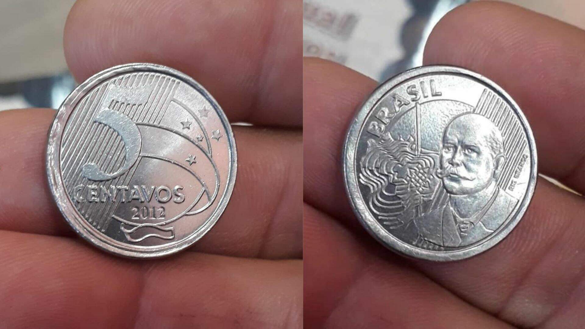 Moeda 50 centavos sem 0