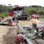 Paranaenses morrem em grave acidente na BR-163 entre caminhonete e caminhão