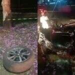 Motorista morre após colidir contra duas árvores e ficar preso nas ferragens na Gury Marques