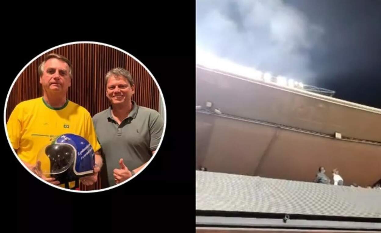 VÍDEO: Bolsonaro vai ao Morumbi junto com governador e é xingado pela torcida do São Paulo