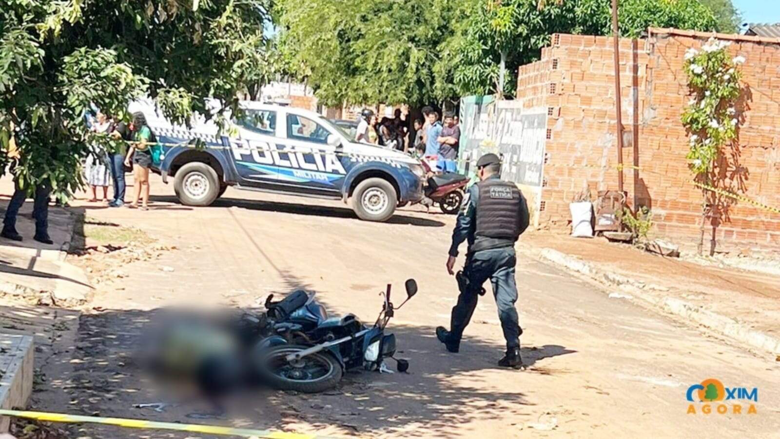 Agiota morre após ser baleado por atirador em motocicleta em Coxim